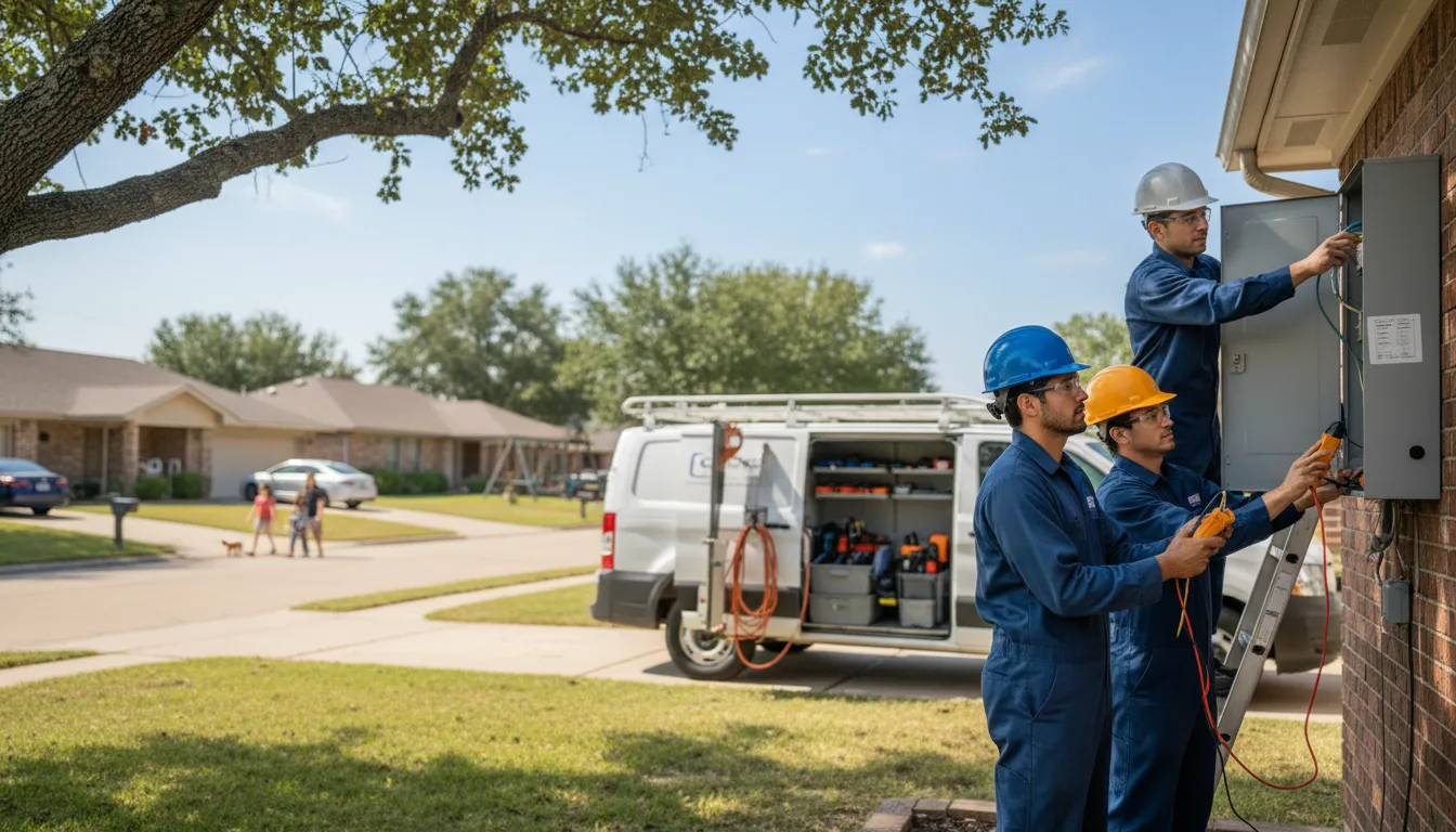 Certified electrician providing emergency electrical services in Weslaco, TX